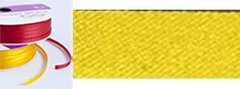 CINTA RASO No 0 3MM X 50 mts. AMARILLO ORO