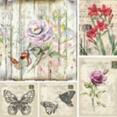 EQ LAMINAS PARA DECOUPAGE 31.5 x 31.5 cm. 04-406