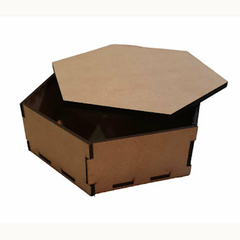 CAJA HEXAGONAL 15 CM C-LASER