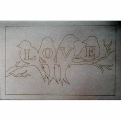 CUADRITOS C-LASER GRABADO 30X40 CM N°401