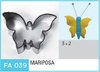 CORTANTE FLOGUS FA039 MARIPOSA (3X2cm)