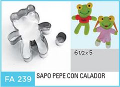 CORTANTE FLOGUS FA239 SAPO PEPE CON CALADOR (6 1/2x5cm)