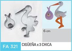 CORTANTE FLOGUS FA321 CIGUEÑA X 3 CHICA 6 CM