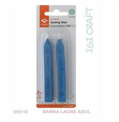 BARRAS DE LACRE VELA X 2 AZUL