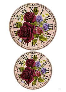 CUADRANTES RELOJ 15 CM Y 12 CM DIAMETRO C010