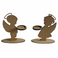 ANGEL PORTA VELA 15 CM -LASER - ELEGIR MOTIVO - comprar online