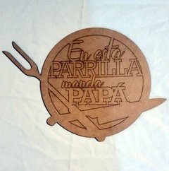 TABLA EN ESTA PARRILLA MANDA PAPA 37 CM