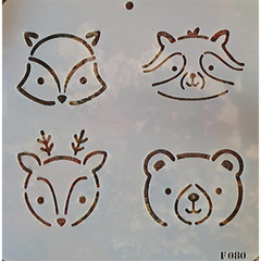 STENCIL 20X20 CM PEPERINAS F20-080