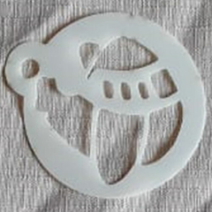 STENCIL 6 CM PEPERINAS N° 010 IDEAL MAQUILLAJE ARTISTICO