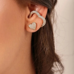Piercing Fake Coração Zircônia - comprar online