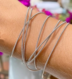 PULSEIRA CORDA DE VIOLÃO EM RÓDIO BRANCO - comprar online