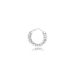 PIERCING DE CARTILAGEM RÓDIO BRANCO