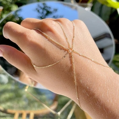 PULSEIRA DE MÃO EM SEMIJOIA