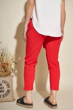 Pantalon de vestir TUCK 500 Rojo - Siempre al Top Cipolletti