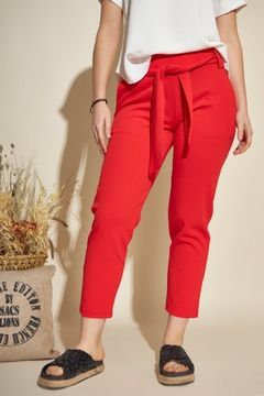 Pantalon de vestir TUCK 500 Rojo en internet