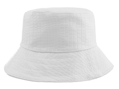 Piluso de cuerina croco Blanco