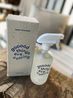 Home Spray push "Good things" Green Amber - comprar online