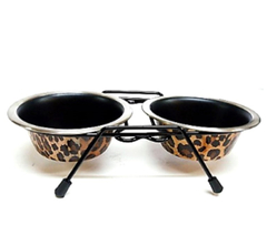 COMED INOX DOBLE ANIMAL PRINT LEOP (MLCOI88)