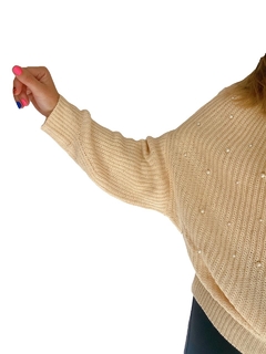 sweater crema talla M - comprar online