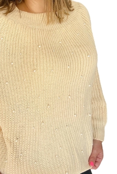 sweater crema talla M en internet