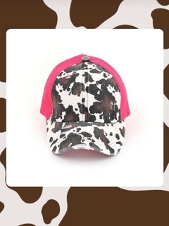 Gorra estampado de vaca - comprar online