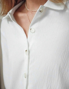 Blusa blanca Talla L - comprar online