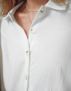 Blusa blanca Talla S - comprar online