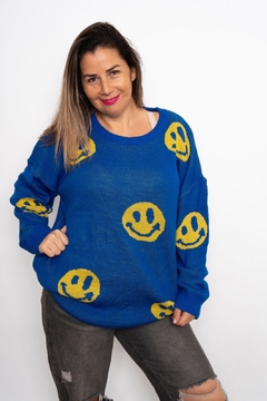 Jersey smile azul - comprar online