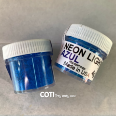 Colorante liposoluble King Dust azul neon x1