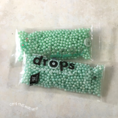 Sprinkles Drops Pastelar Perlas Verde Agua x 30g