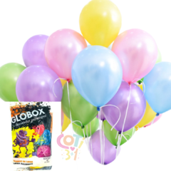 Globo perlado 12'' bolsa SURTIDOS x50u