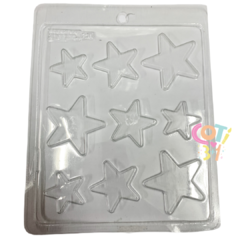 Placa chocolate estrellas x1