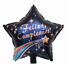 Globo metalizado estrella feliz cumpleaños 46cm x1 (copia)