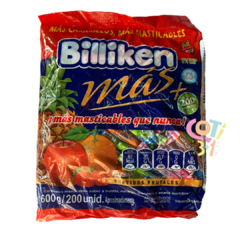 Caramelo masticable Billiken bolsa x600g