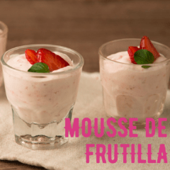 Mousse de frutilla en polvo x 100g