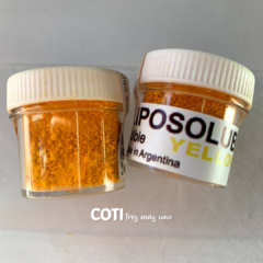 Colorante liposoluble King Dust amarillo x1