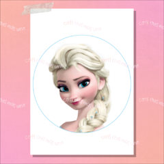 Fototorta Frozen Elsa trenza x1