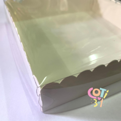 Caja tapa pvc transparente 20x20x4,5cm x1 - comprar online