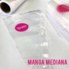 Manga parpen descartable mediana 45cm