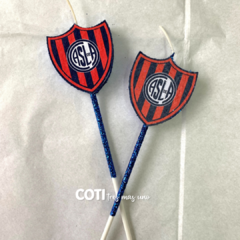 Vela escudo San Lorenzo x1