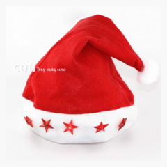 Gorro Papa Noel con luces x1