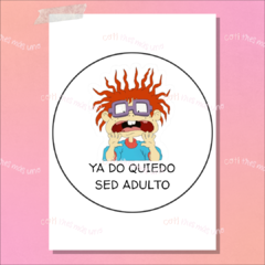 Fototorta meme Rugrats Carlitos 'ya no quiero ser adulto' x1