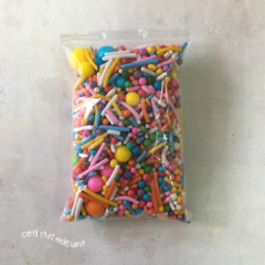 Sprinkles Multicolor con Perlas Fluo x50g