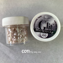 Glit estrellas plateadas comestibles 1,3g