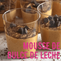 Mousse de dulce de leche en polvo x 100g