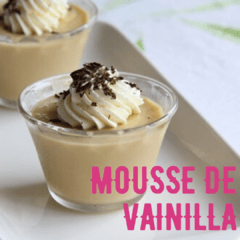 Mousse de vainilla en polvo x 100g