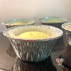 Molde hornal aluminio descartable cupcake x6 - comprar online