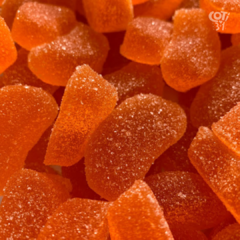 Bombon de fruta sabor naranja x100g