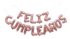 Set globo feliz cumple / feliz cumpleaños x1 - comprar online