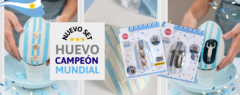 Set 2 Placas Parpen HUEVO CAMPEON MUNDIAL - comprar online
